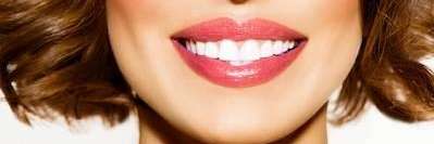 smiling woman with a beautiful, straight smile